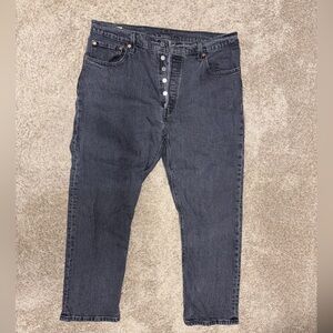 Women's Levi's 501 Premium Denim Black Jeans